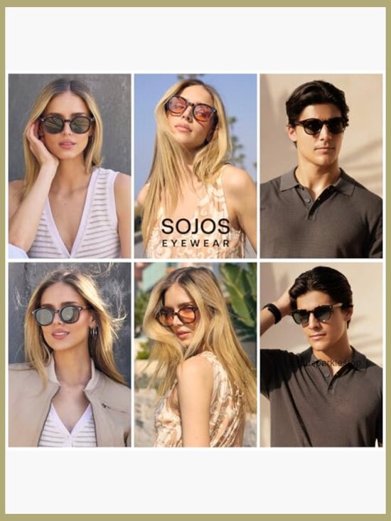 Retro Polarized Round Sunglasses Vintage Panto Circle Shades main image 4